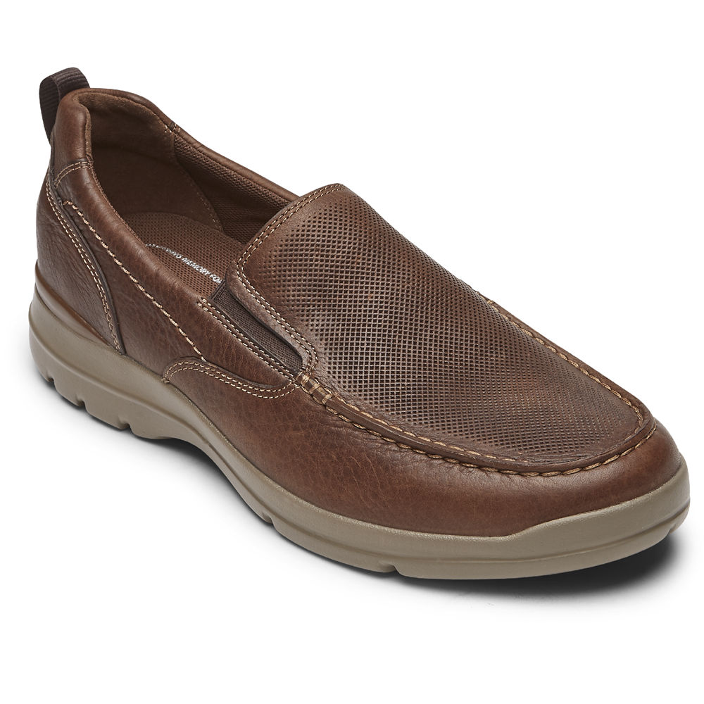 Rockport Mens City Edge - Slip-On Brown - NOX046731